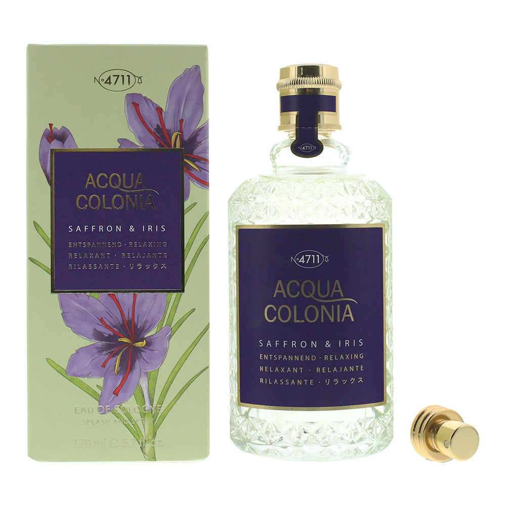 4711 Acqua Colonia Saffron & Iris Eau de Cologne 170ml