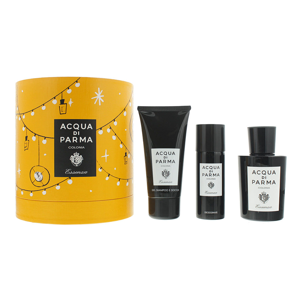 Acqua Di Parma Colonia Essenza 3 Piece Eau De Cologne 100ML Shower Gel 75ML Deodorant Spray 50ML