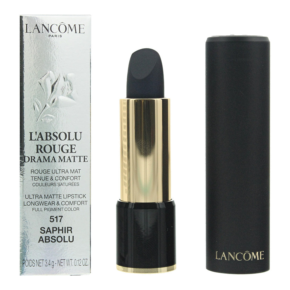 Lancôme L'absolu Rouge #517 Saphir Abolsu Drama Matte Lipstick 4.2ml