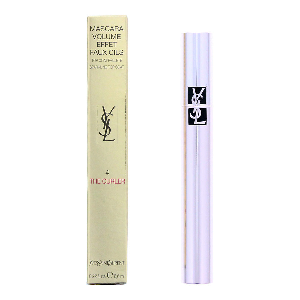 Yves Saint Laurent The Curler Silver Top Coat Mascara 6ml