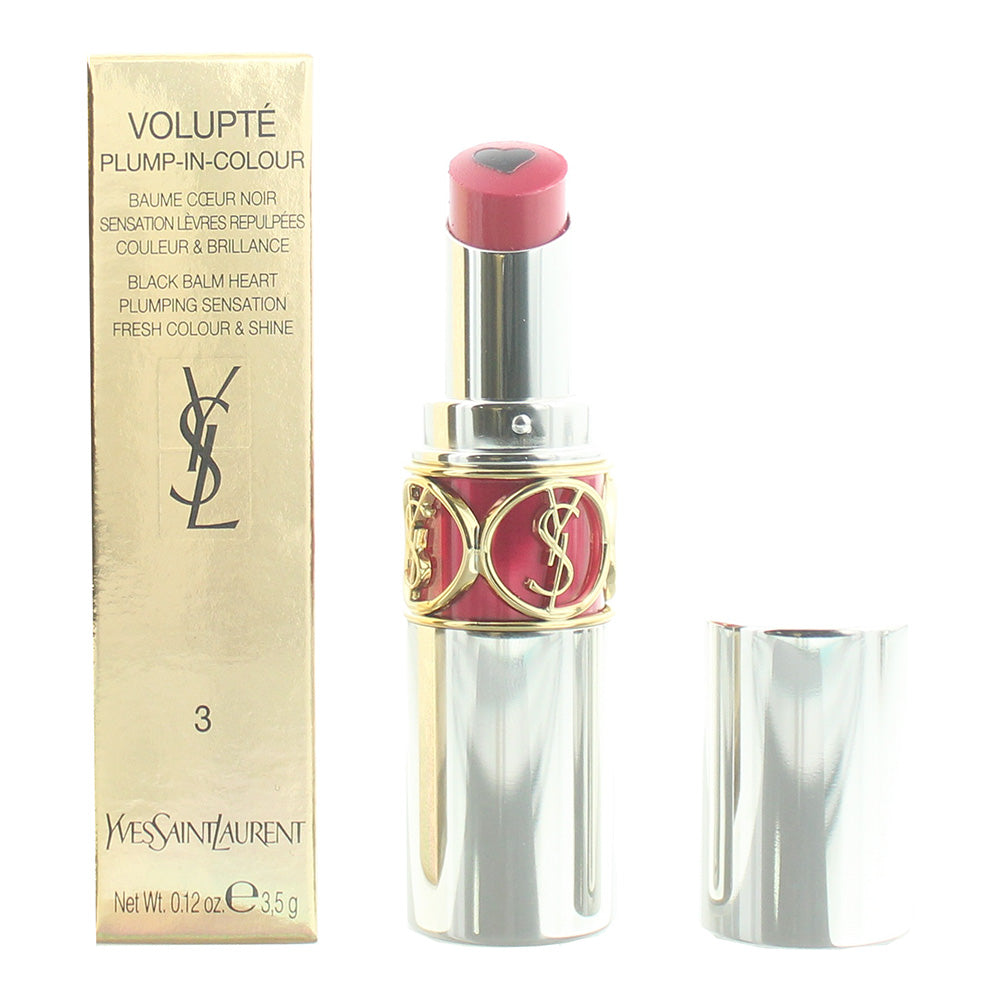 Yves Saint Laurent Volupte Plump-In-Colour 03 Insane Pink Lipstick 3.5g