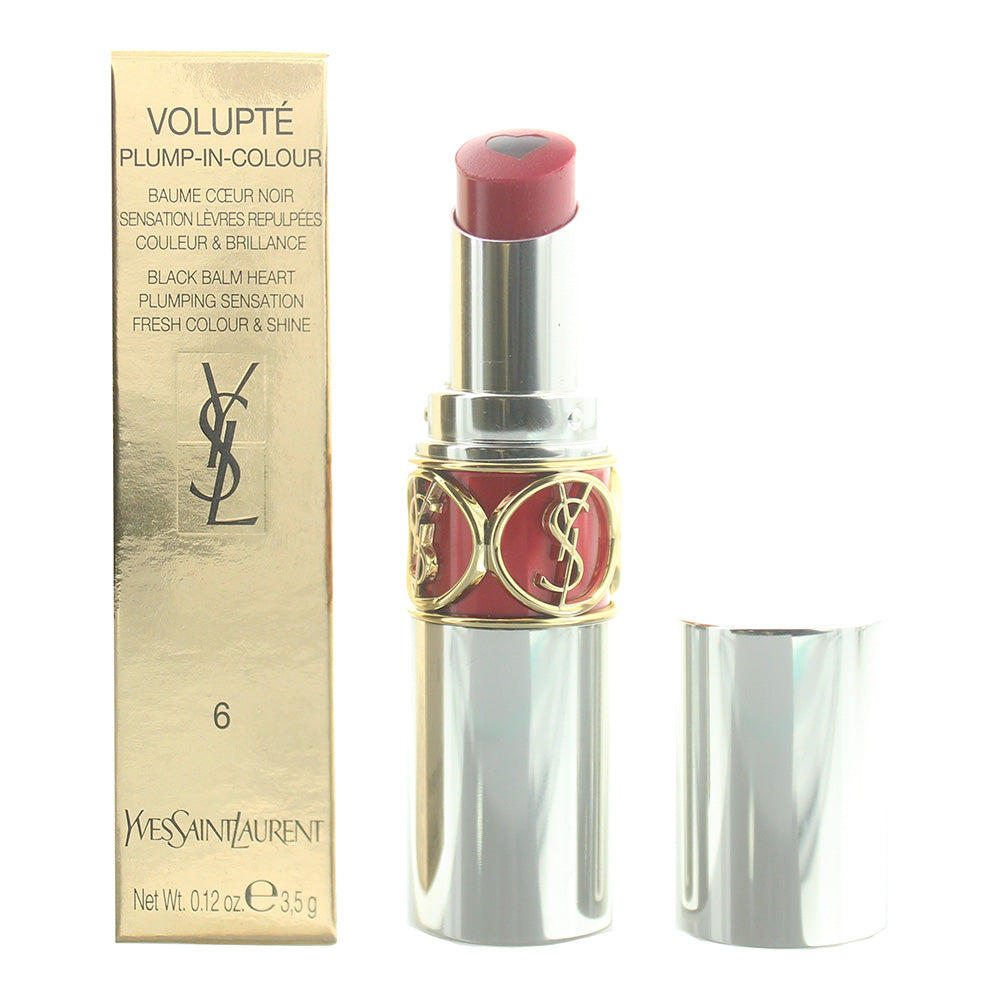 Yves Saint Laurent Volupte Plump-In-Colour 06 Lunatic Red Lipstick 3.5g