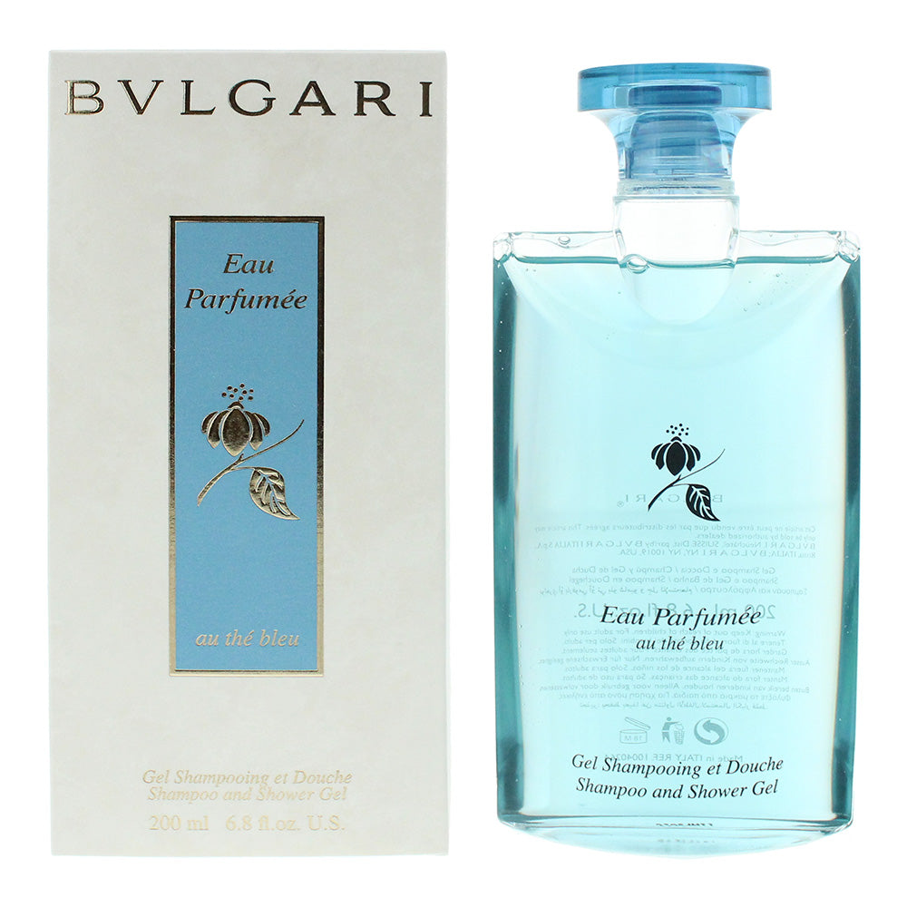 Bulgari Eau Parfumée Au The Bleu Shower Gel 200ml