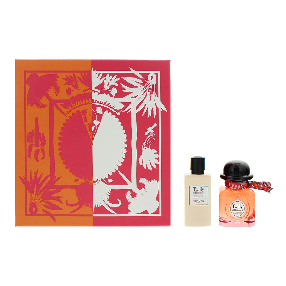 Hermes Twilly d'Hermes Eau Poivree 2 Piece Gift Set: Eau De Parfum 50ml - Body Lotion 40ml