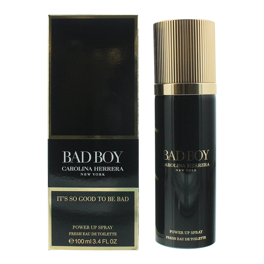 Carolina Herrera Bad Boy Power Up Spray Fresh Eau De Toilette 100ml