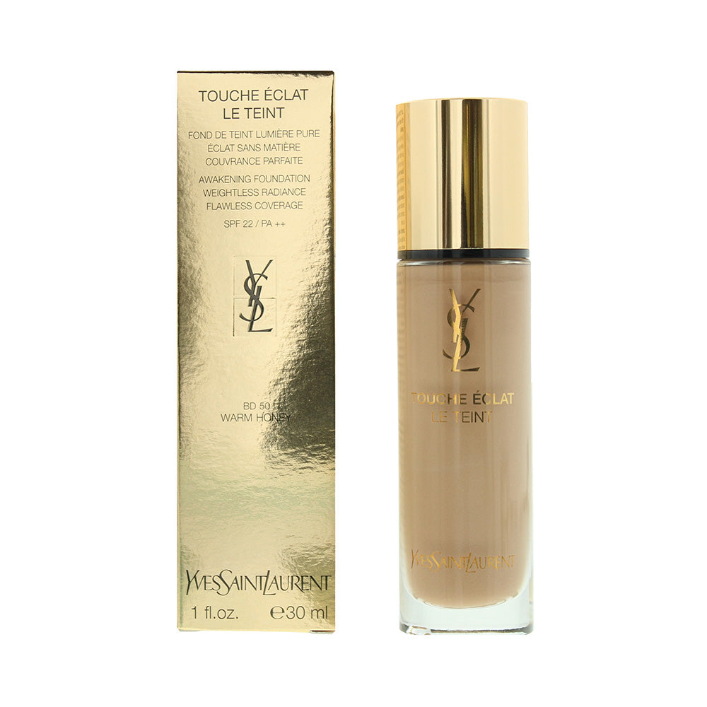 Yves Saint Laurent Touche Éclat Le Teint Awakening Foundation Spf22 Bd50 Warm 30ml