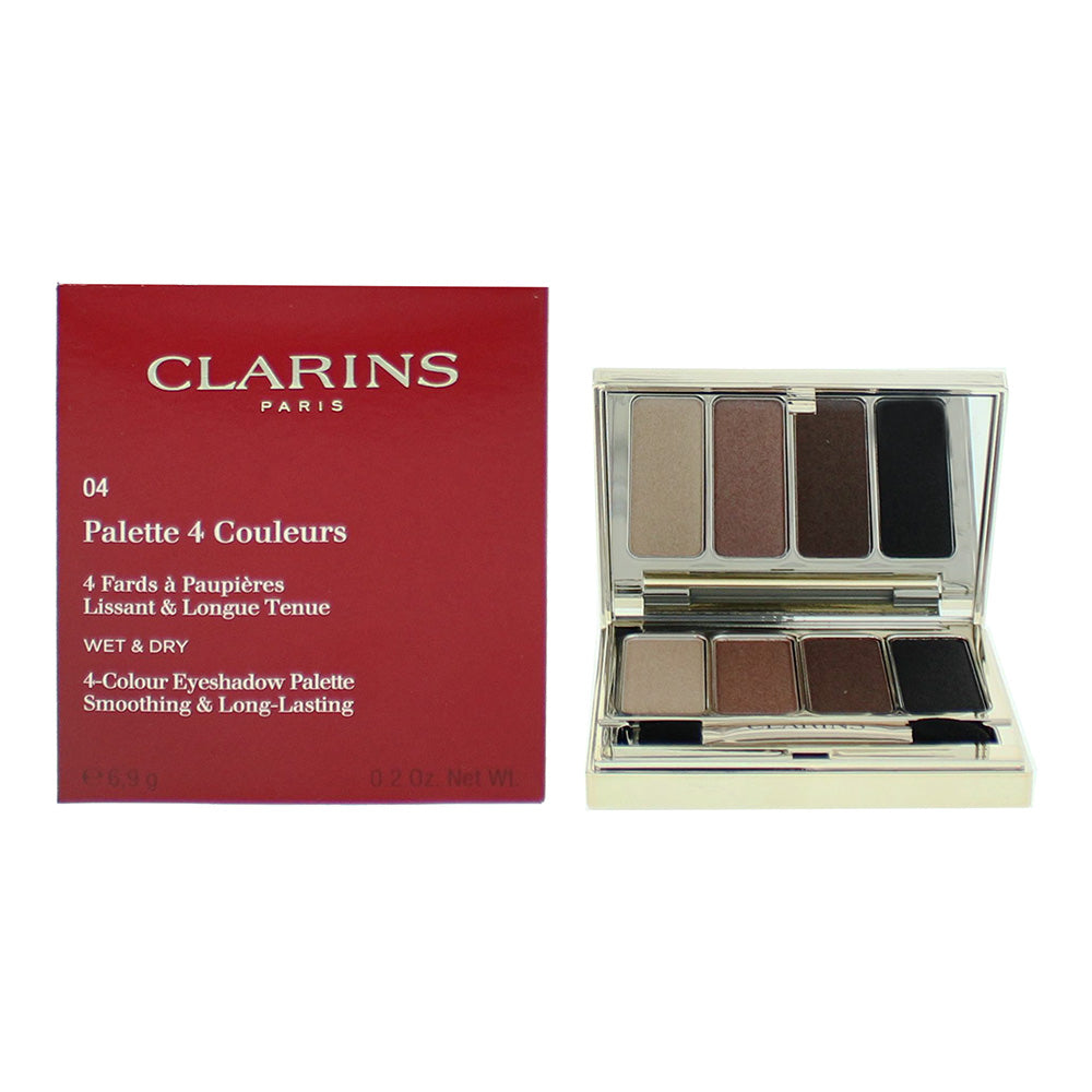 Clarins 4 Colour 04 Oud Wet & Dry Eyeshadow Palette 6.9g