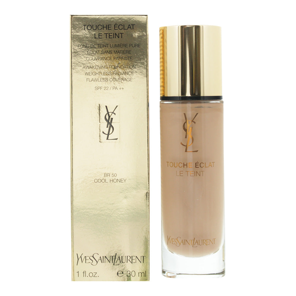 Yves Saint Laurent Touche Éclat BR50 Cool Honey Foundation Spf 22 30ml