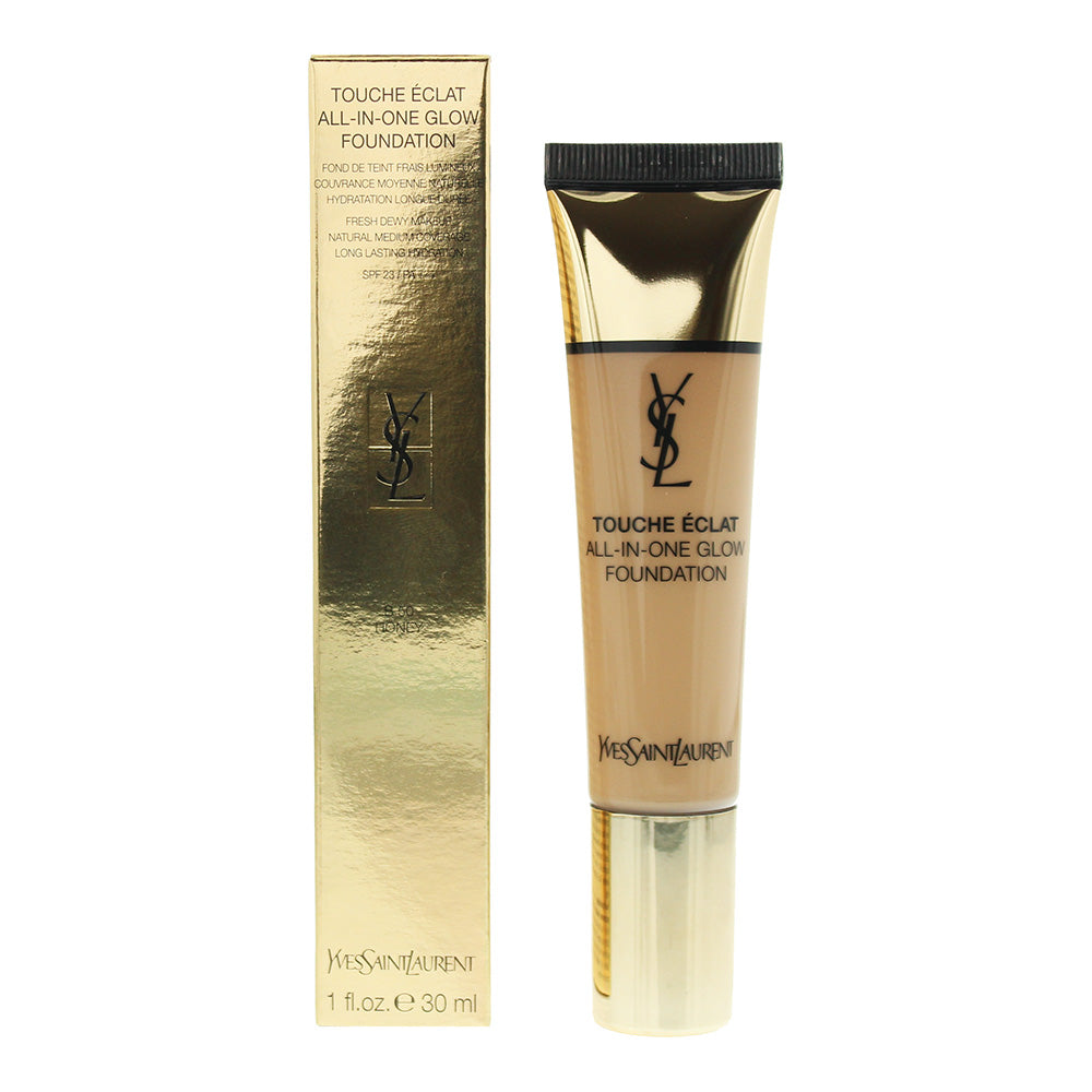 Yves Saint Laurent Touche Éclat All In One Glow B50 Honey Foundation Spf 23 30ml