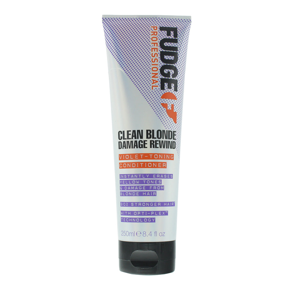 Fudge Professional Clean Blonde Damage Rewind Violet Toning Conditioner 250ml