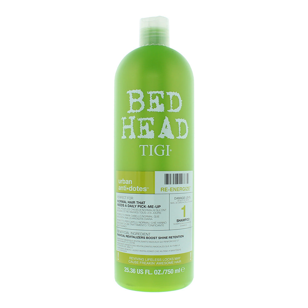 Tigi Bed Head Urban Antidotes Re-Energize Shampoo 750ml