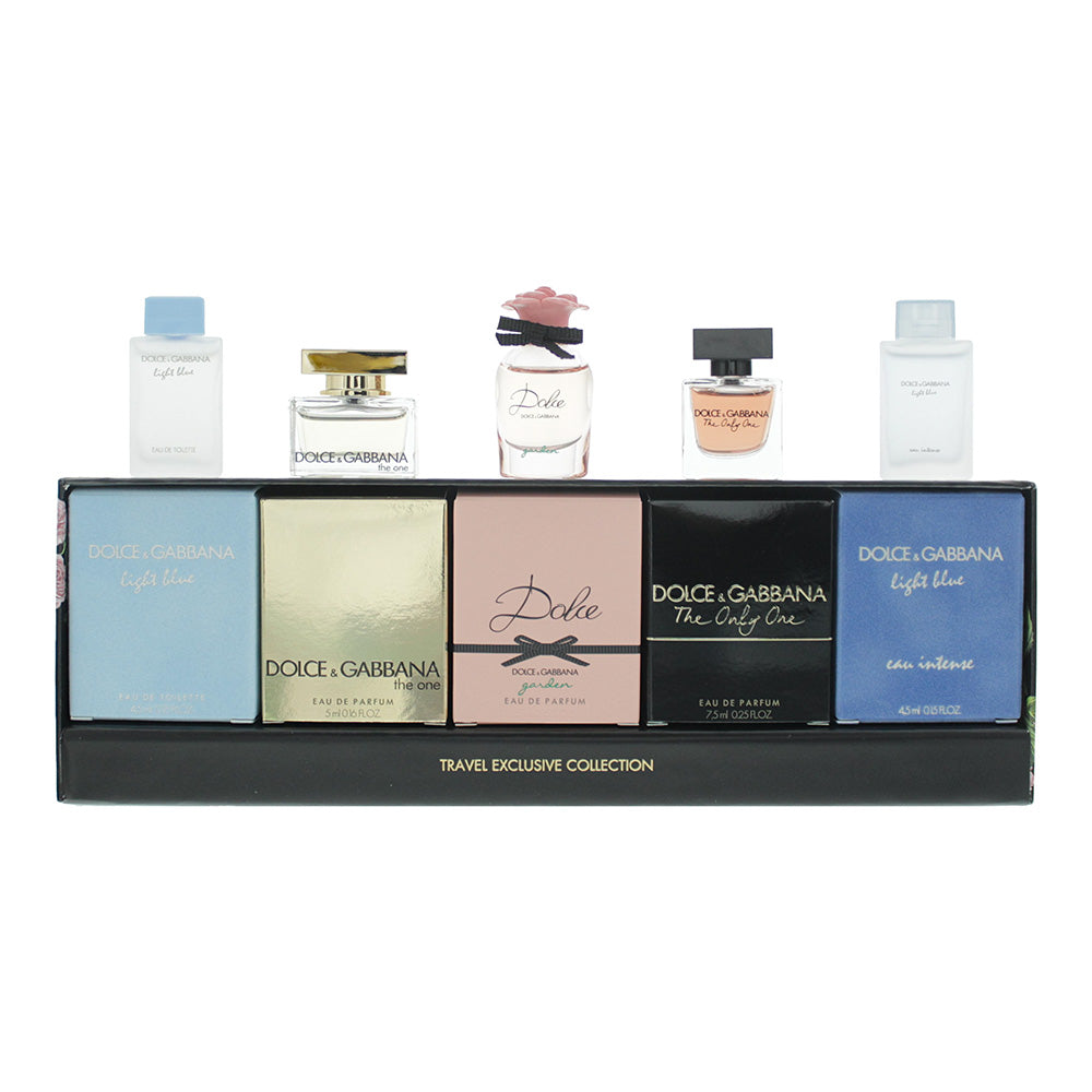 Dolce and gabbana miniature perfume set on sale