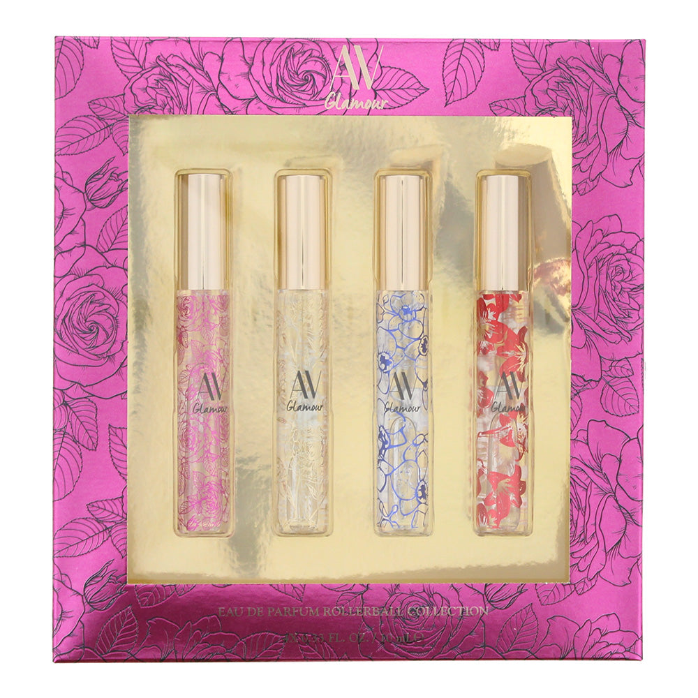 Adrienne Vittadini Glamour Gift Set Miniatures 4 x 10ml Rollerball