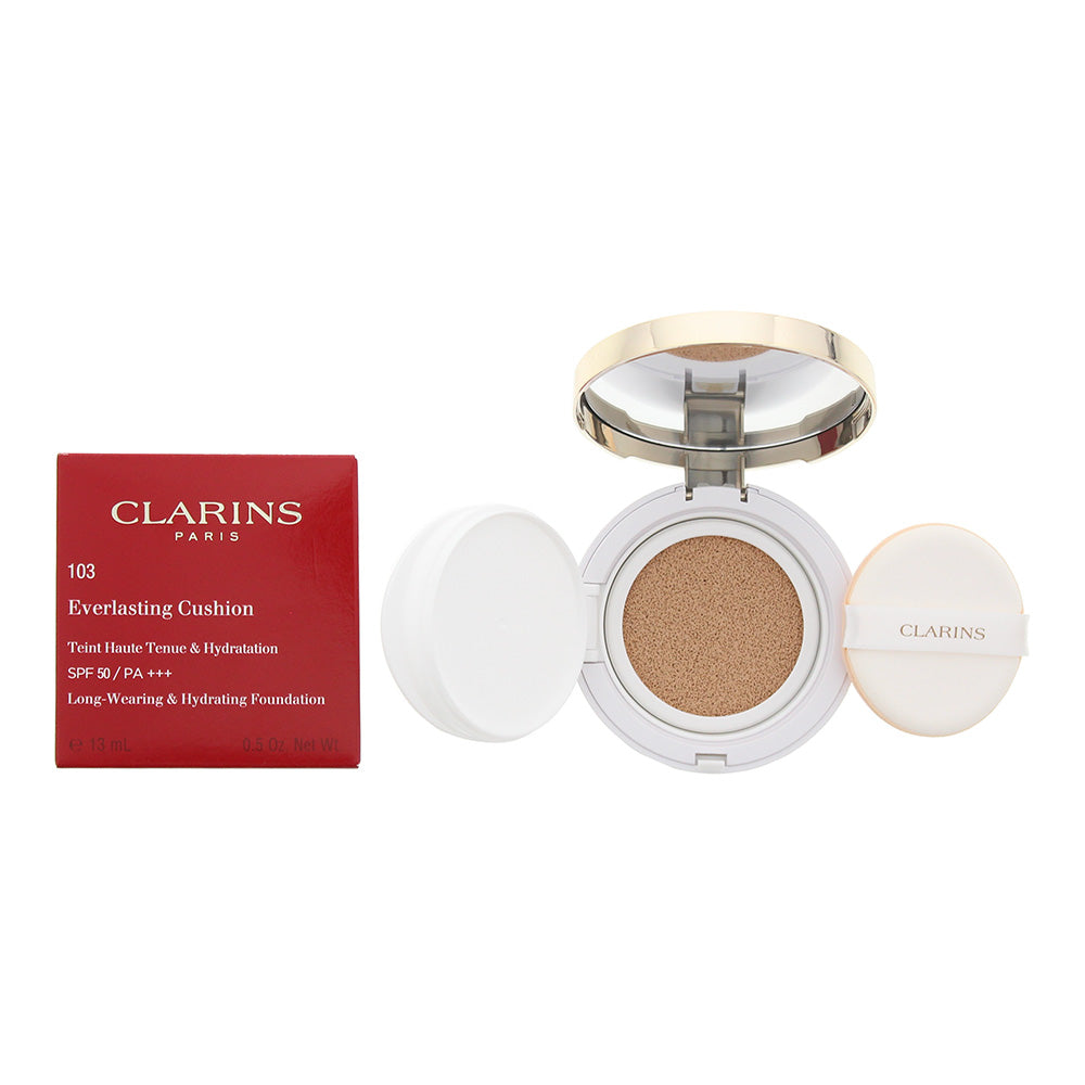 Clarins Everlasting Cushion Foundation Spf 50 No.103 Ivory 13ml