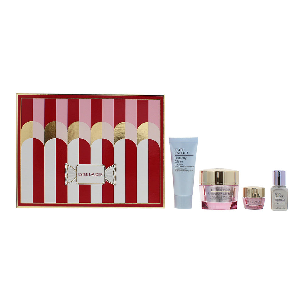 Estee Lauder Firm + Glow 4 Piece Gift Set: Night Repair Serum 15ml - Cell Power Cream 50ml - Eye Balm 5ml - Foam Cleanser 30ml