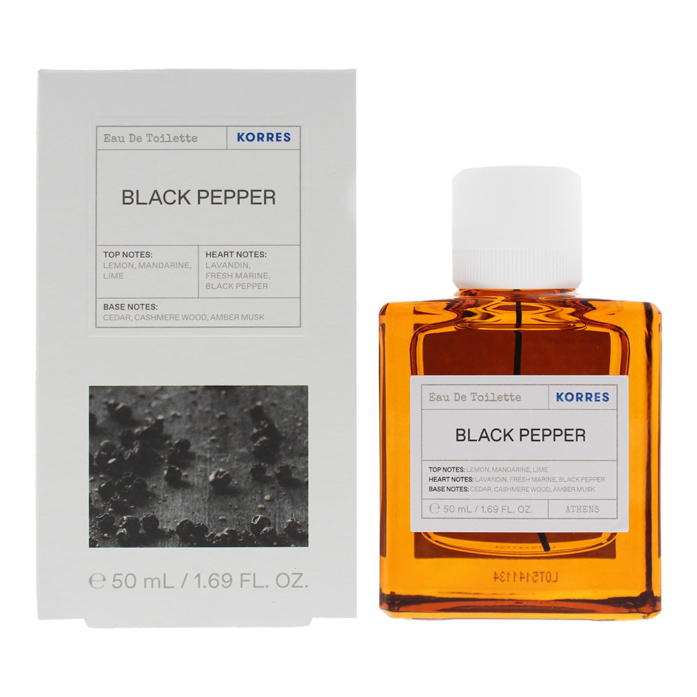 Korres Black Pepper Eau De Toilette 50ml