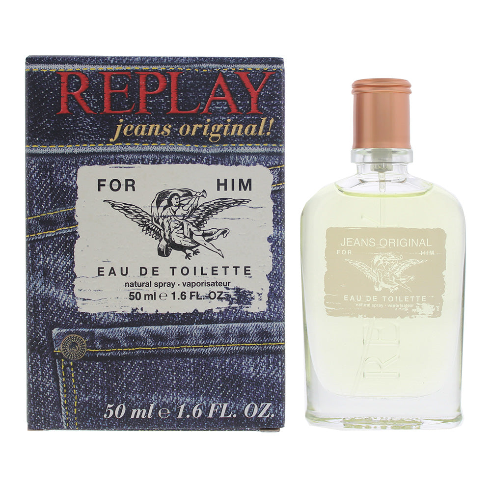 Replay Jeans Original For Him Eau De Toilette 50ml