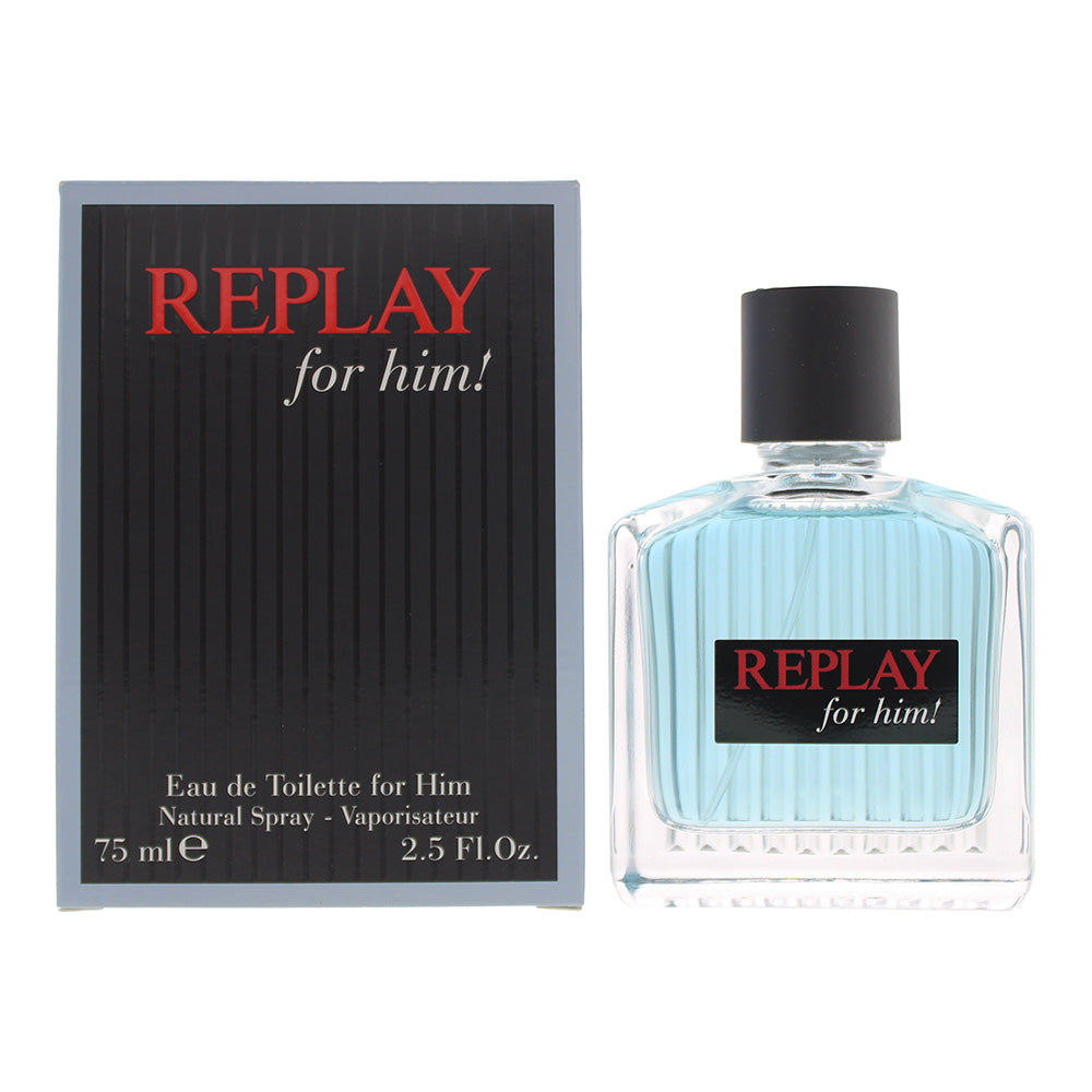 Replay For Him Eau De Toilette 75ml