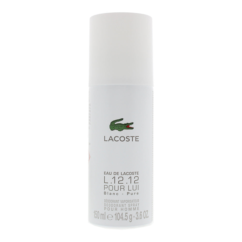 Lacoste Eau De Lacoste L.12.12 Pour Lui Blanc Deodorant Spray 150ml