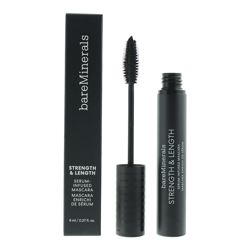 Bare Minerals Strength And Length Serum-Infused Black Mascara 8ml