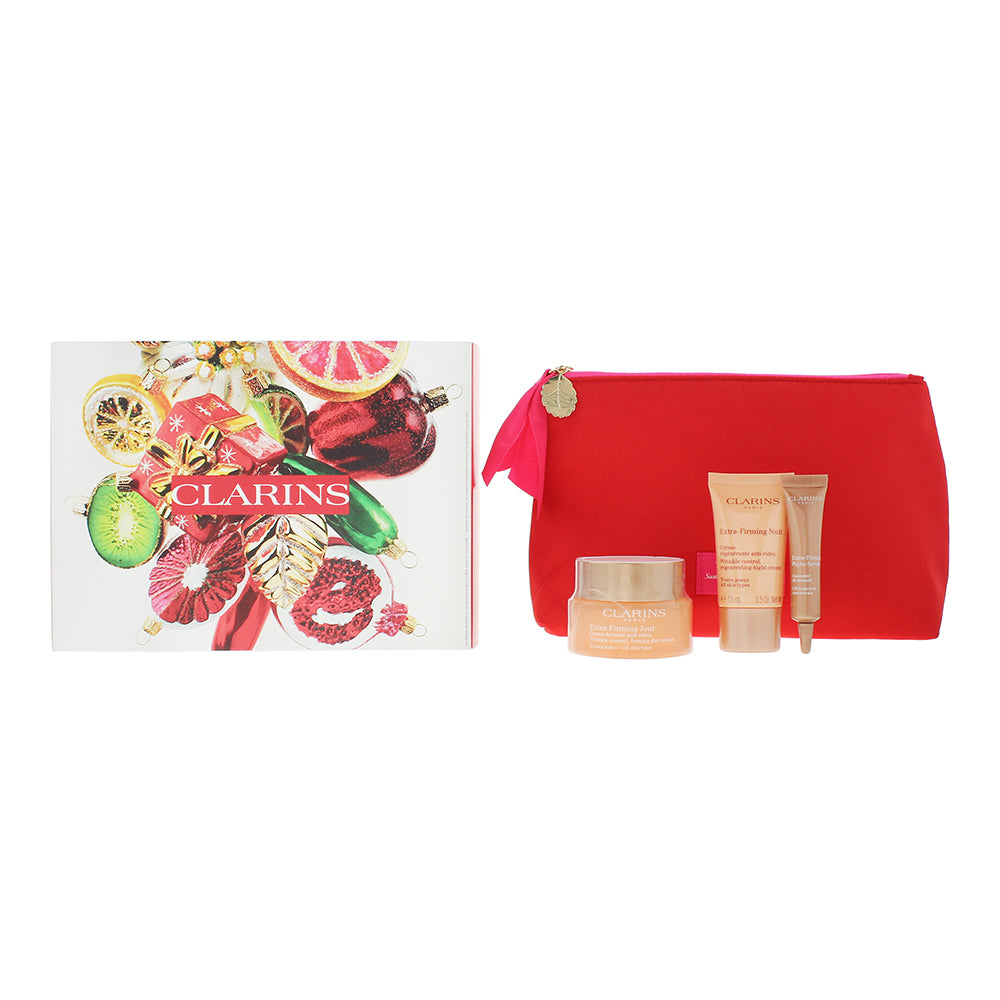 Clarins Extra-Firming 3 Piece Gift Set: Day Cream 50ml- Extra-Firming Phyto Seru