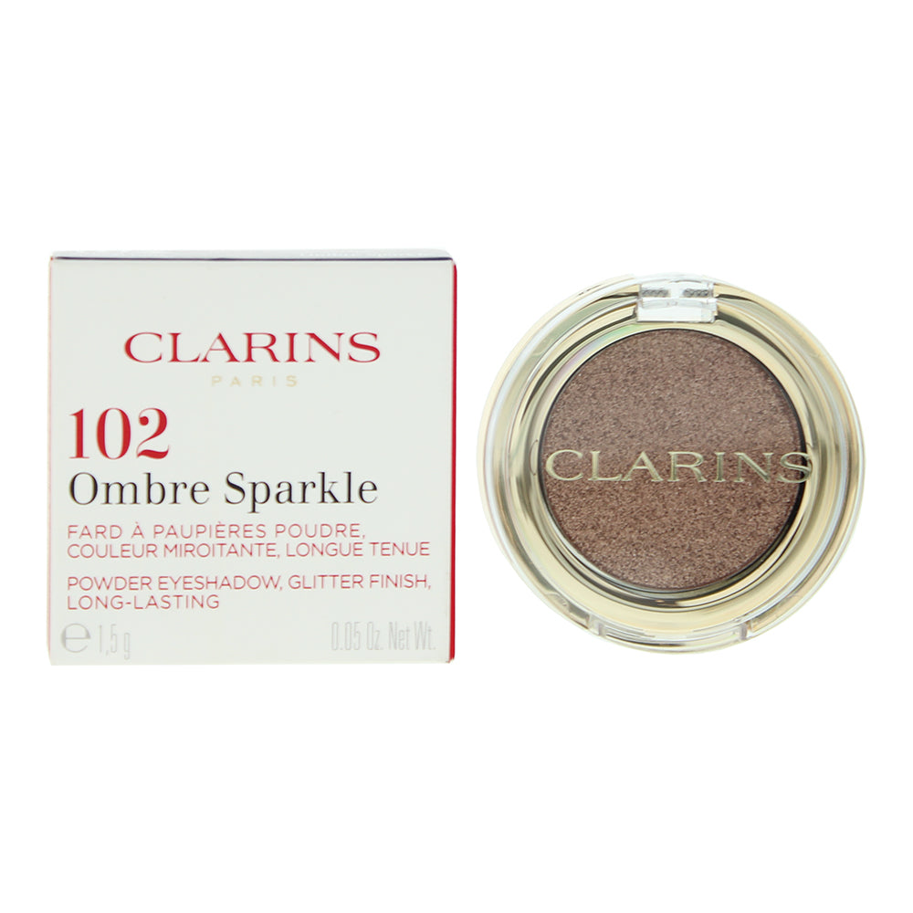 Clarins Ombre Sparkle 102 Peach Girl Glitter Eyeshadow 1.5g