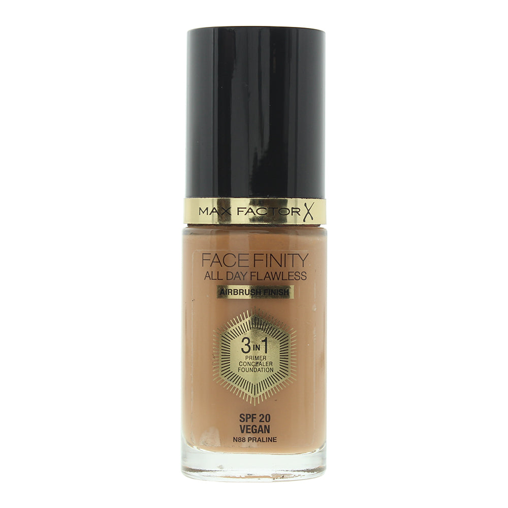 Max Factor Face Finity All Day Flawless 3 In 1 88 Praline Foundation 30ml