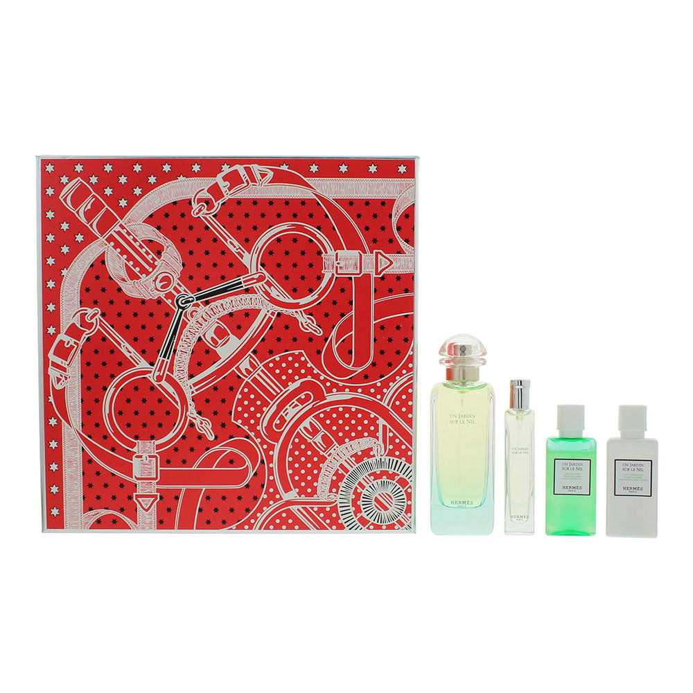 Hermès Un Jardin Sur Le Nil 4 Piece Gift Set: Eau de Toilette 100ml - Eau de Toi