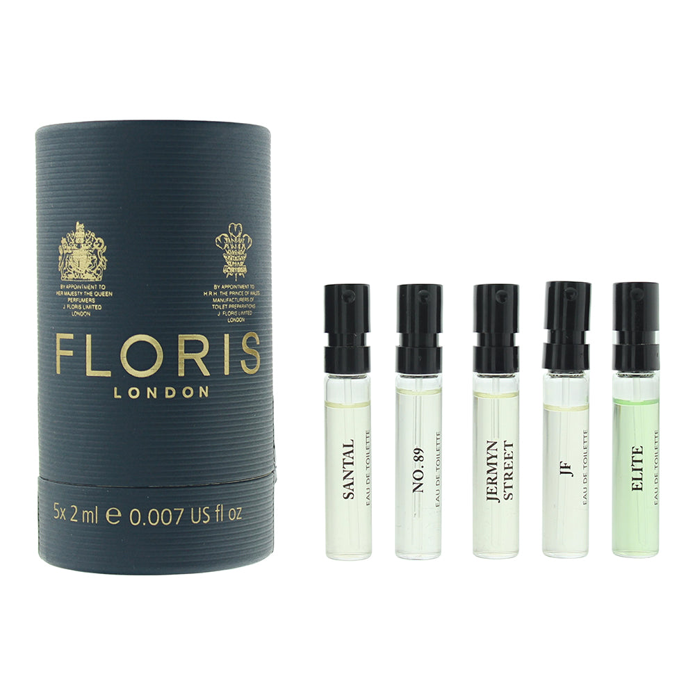 Floris Discovery Collection Jermyn Street 5 Piece Gift Set: Eau de Toilette 5 x