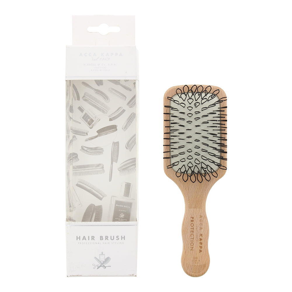 Acca Kappa Beech Wood Mini Paddle Hair Brush