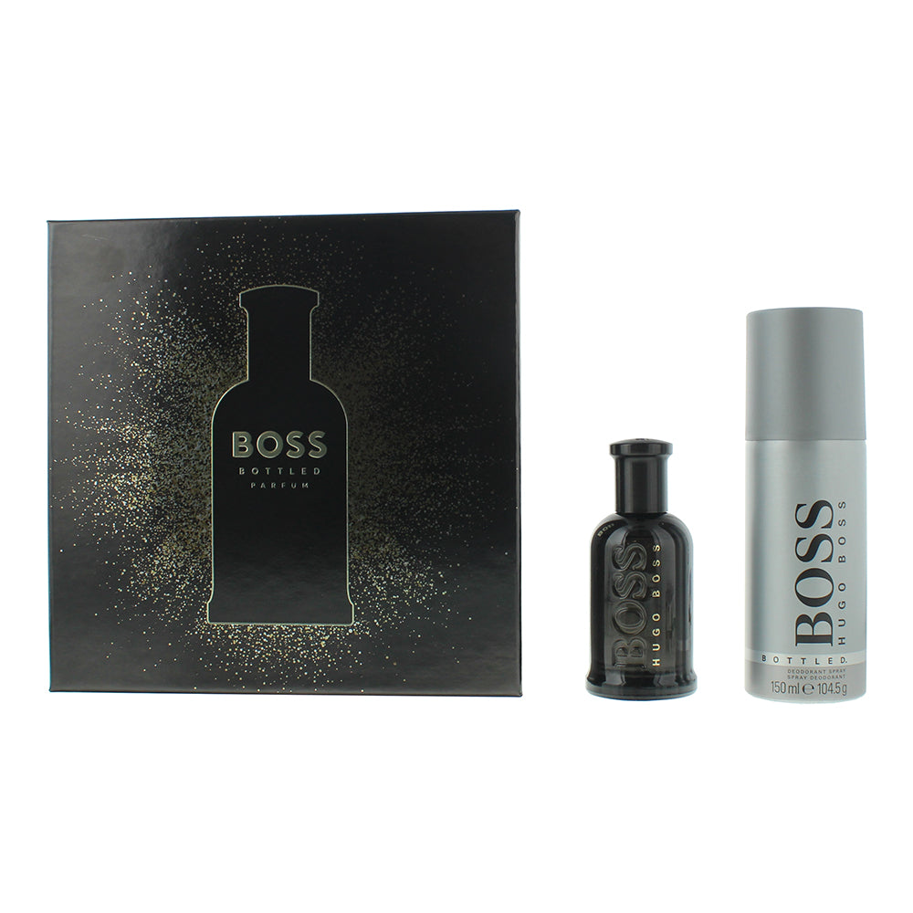 Hugo Boss Bottled 2 Piece Gift Set: Eau de Parfum 50ml - Deodorant Spray 150ml