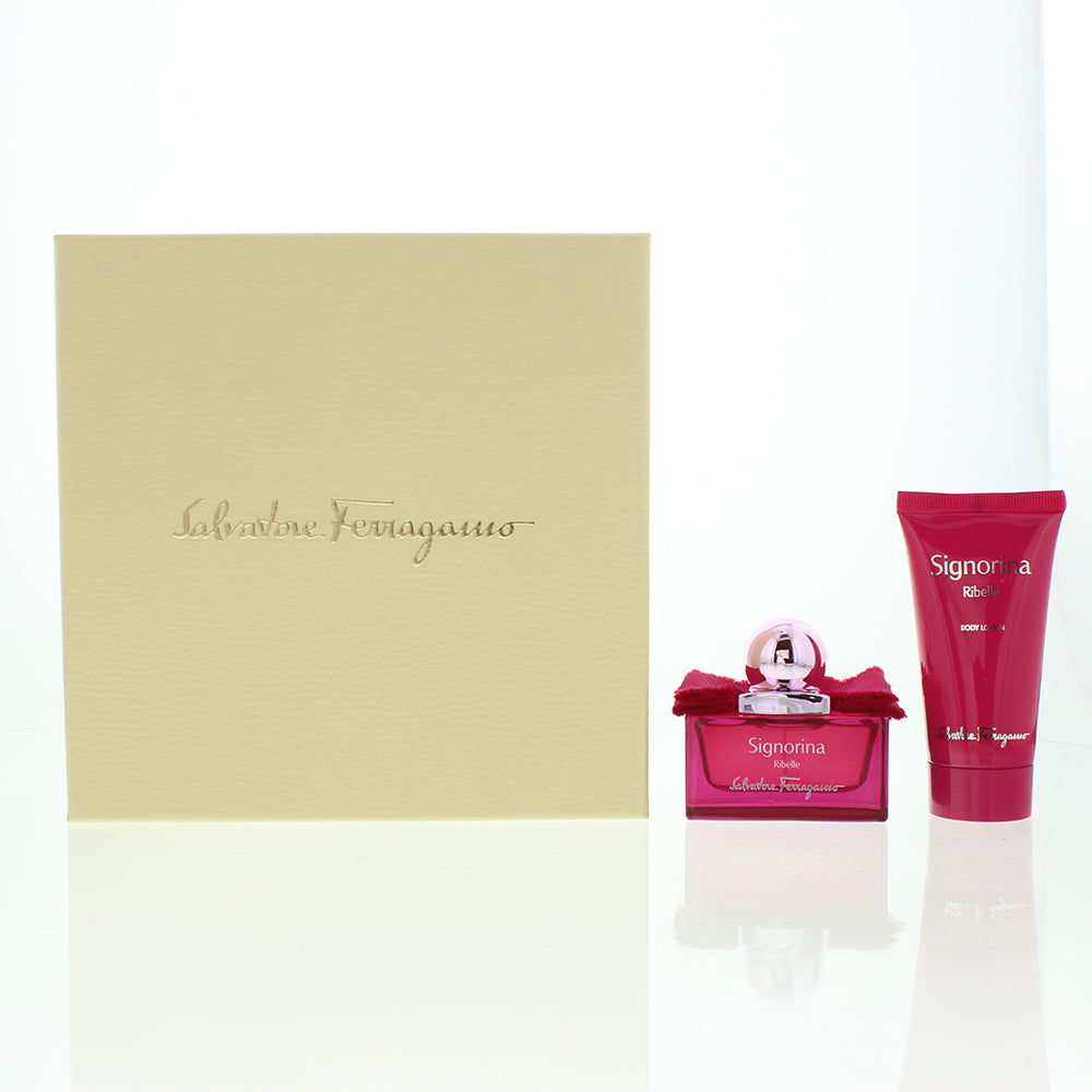 Salvatore Ferragamo Signorina Ribelle 2 Piece Gift Set: Eau de Parfum 30ml - Bod