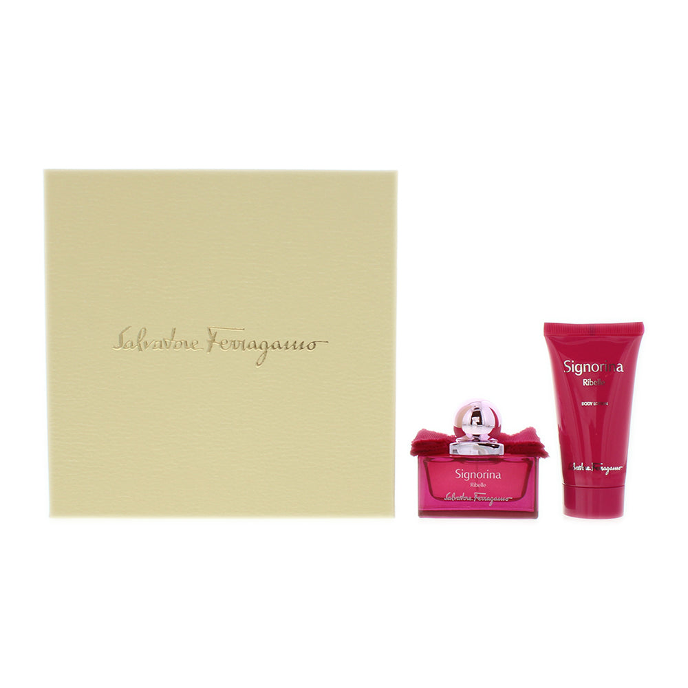 Salvatore Ferragamo Signorina Ribelle 2 Piece Gift Set: Eau de Parfum 30ml - Bod