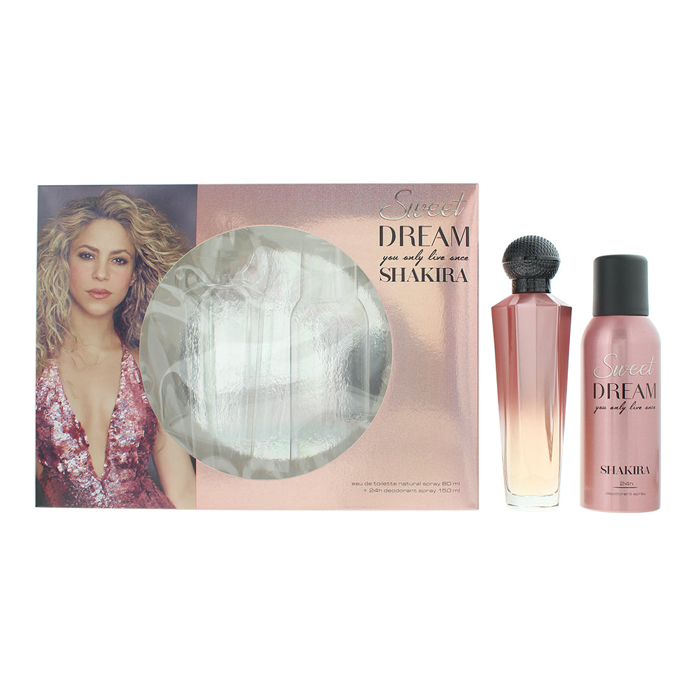 Shakira Sweet Dream You Only Live Once 2 Piece Gift Set: Eau de Toilette 80ml -