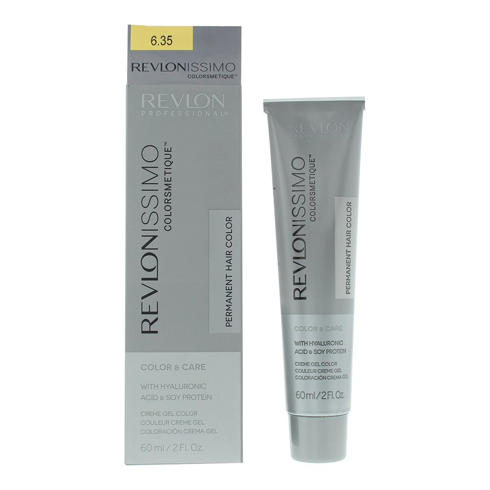 Revlon Revlonissimo Colorsmetique 6.35 Dark Amber Blonde Hair Colour  60ml