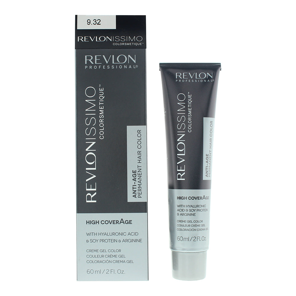 Revlon Revlonissimo Colorsmetique 9.32 Very Light Golden Pearl Blonde Hair Colou