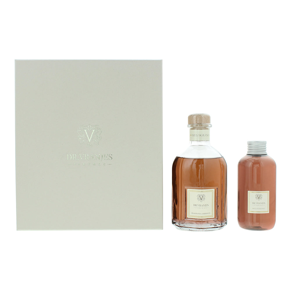 Dr. Vranjes Firenze Melograno 2 Piece Gift Set: Diffuser 250ml - Diffuser Refill