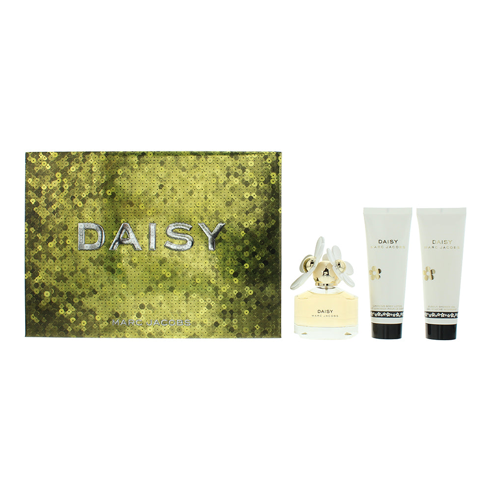 Marc Jacobs Daisy 3 Piece Gift Set: Eau de Toilette 50ml - Body Lotion 75ml - Sh