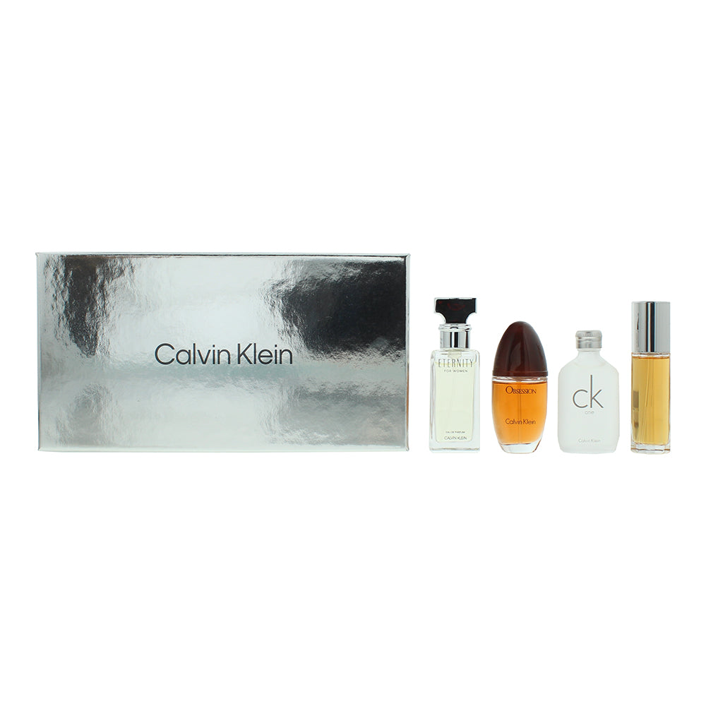 Calvin Klein Mini 4 Piece Gift Set: One Eau de Toilette 15ml - Obsession Eau de