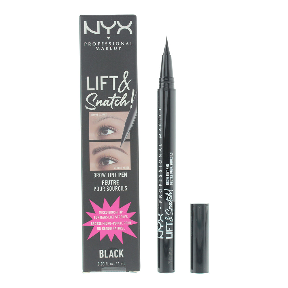 NYX Lift & Snatch Brow Tint Black Pencil 1ml