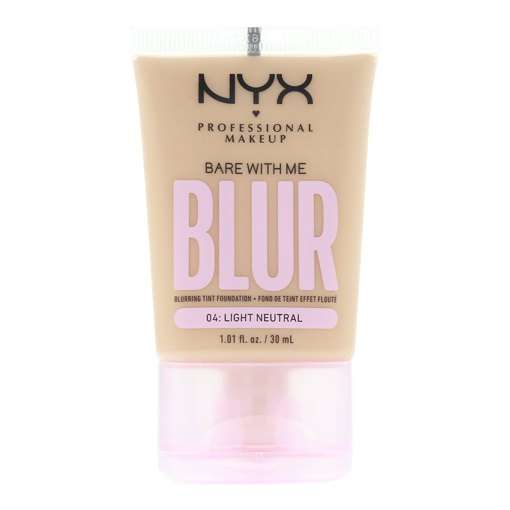 NYX Bare With Me Blur 04 Light Neutral Foundation 30ml