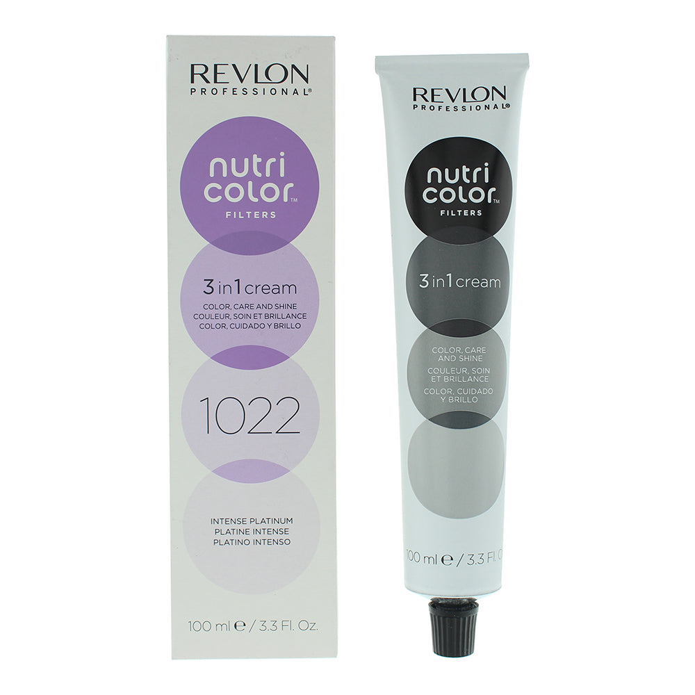 Revlon Nutri Color Filters 1022 Intense Platinum 3 In 1 Hair Colour 100ml