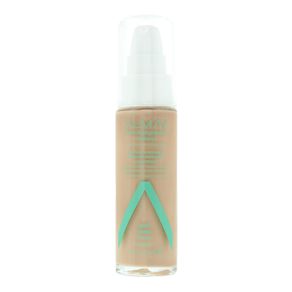 Almay Clear Complexion Makeup 500 Beige Treatment 30ml