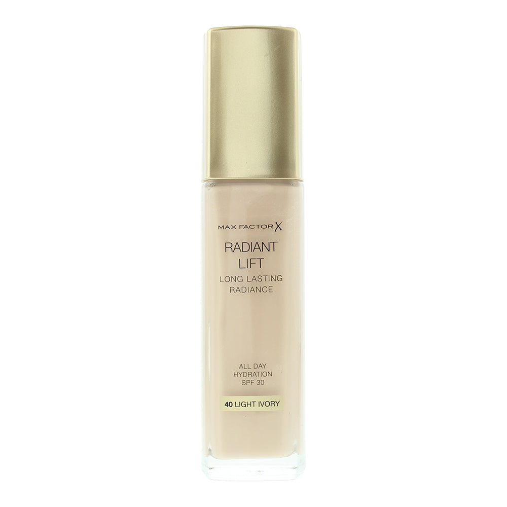 Max Factor Radiant Lift 040 Ivory Foundation 30ml