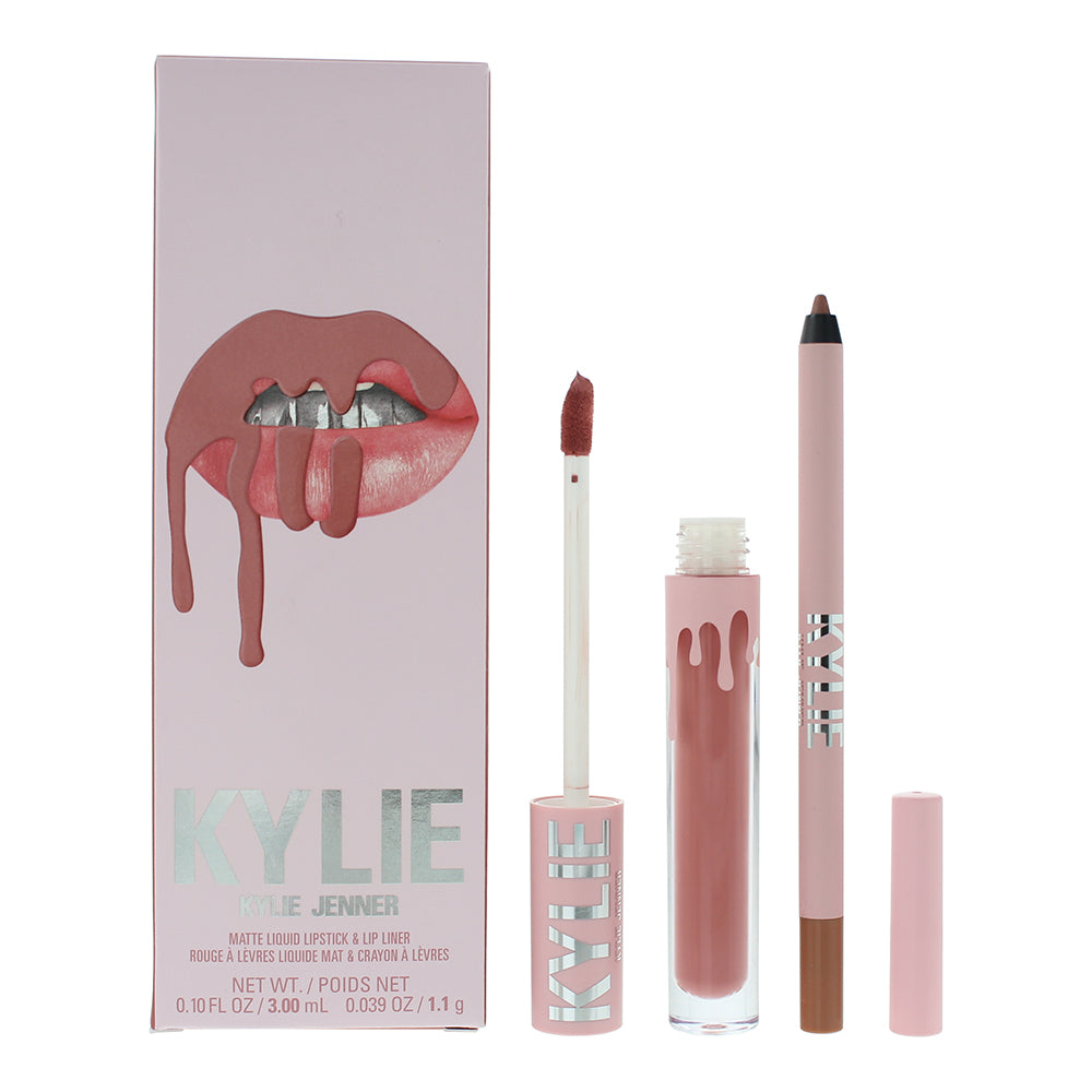 Kylie By Kylie Jenner Matte Lip Kit 808 Kylie 2 Piece Gift Set: Liquid Lipstick 