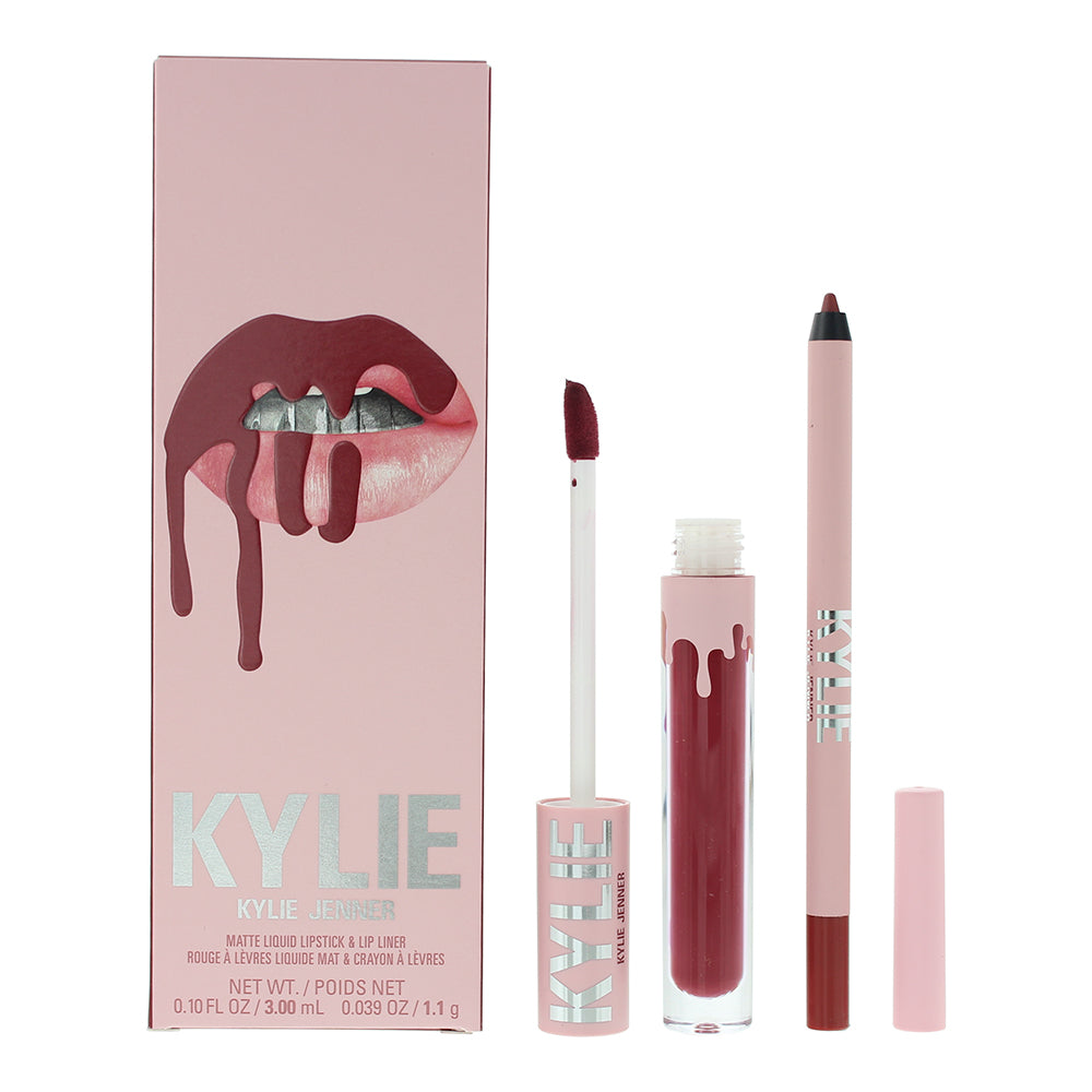 Kylie By Kylie Jenner Matte Lip Kit 103 Better Not Pout 2 Piece Gift Set: Liquid