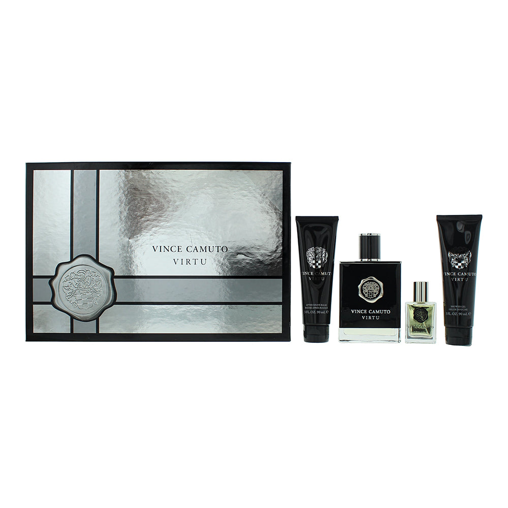 Vince Camuto Virtu 4 Piece Gift Set: Eau de Toilette 100ml