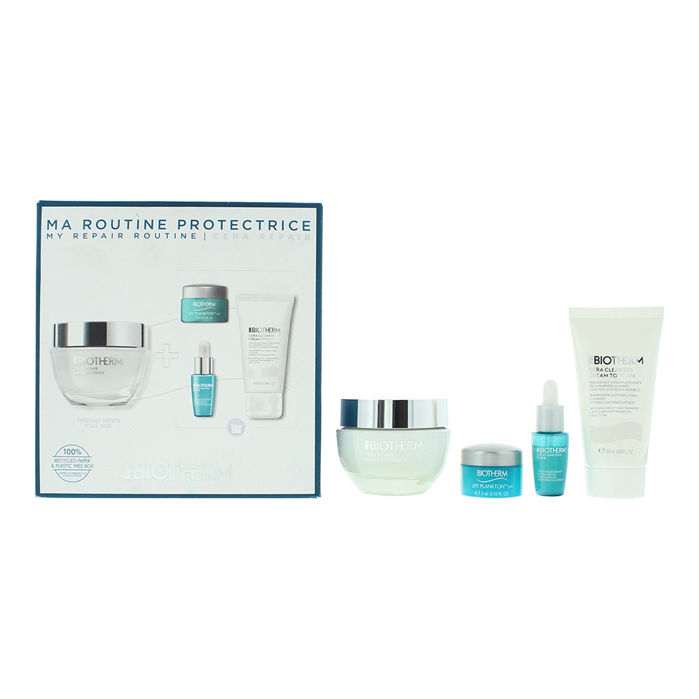 Biotherm Cera Repair 4 Piece Gift Set: Repair Treatment 50ml