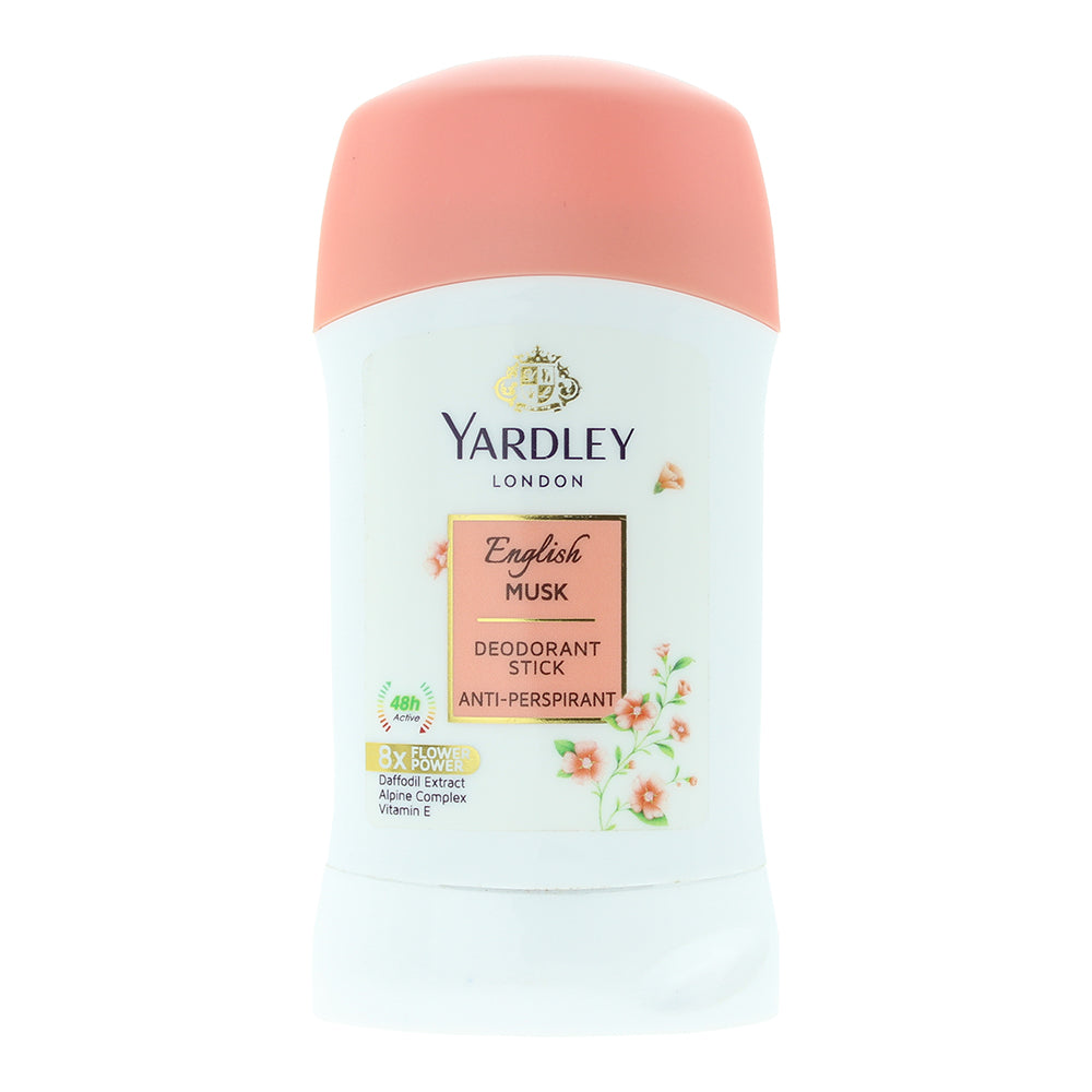 Yardley English Musk Anti-Perspirant Deodorant Stick 40g