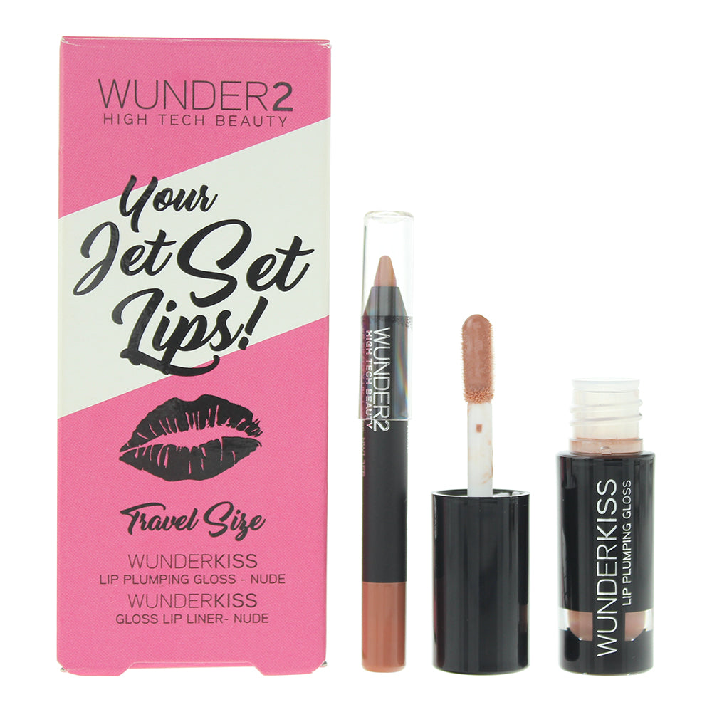 Wunder 2 Your Jet Set Lips! Duo Lipliner 0.50g & Lip Gloss 1.25g